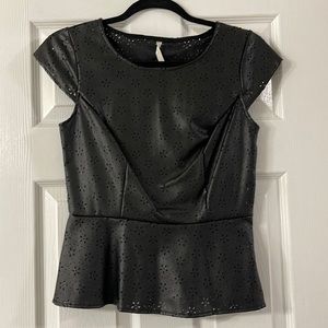 Black laser cut top